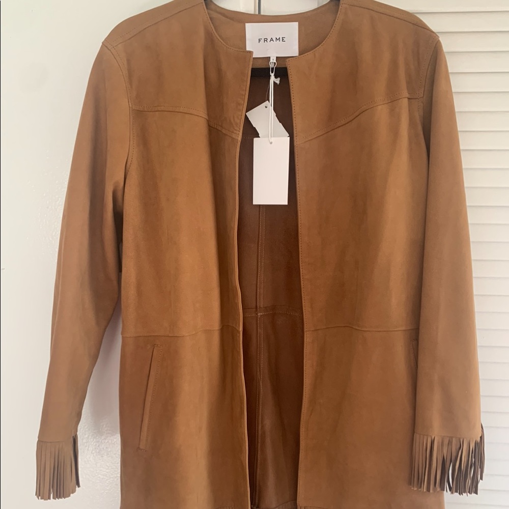 Frame suede Fringe jacket - Picture 1 of 2